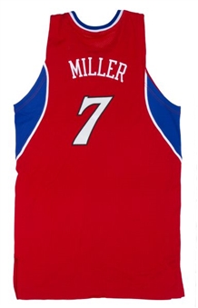 2007-08 Andre Miller Philadelphia 76ers Game Worn Jersey (MeiGray)